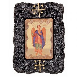 Frame rock lithography icon (choice of Saint)