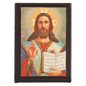 Wooden shiny icon Z lithography (choice of Saint)