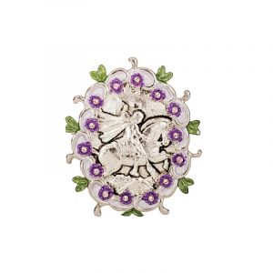 Frame silver 950° with icon decoration (choice of Saint)